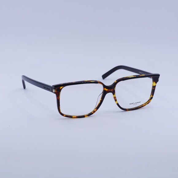🕶️ New Saint Laurent SL599OPT 001 Eyeglasses - Black/Havana Frame 58mm - Picture 1 of 12